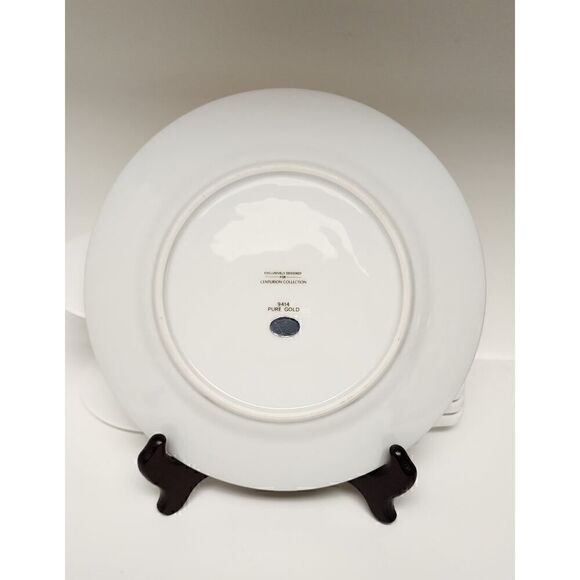 16 PCS Of Centurion Collection 9414 Pure Gold Decretive Discontinued Dinnerware - Picture 3 of 16